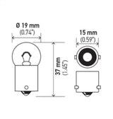 Hella Bulb 5008 12V 10W BA15s B6