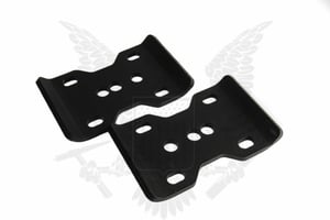 PMF 2.5" Wide Leaf Adjustable Alignment Pin Ubolt Top Plates Ford F-250/F-350