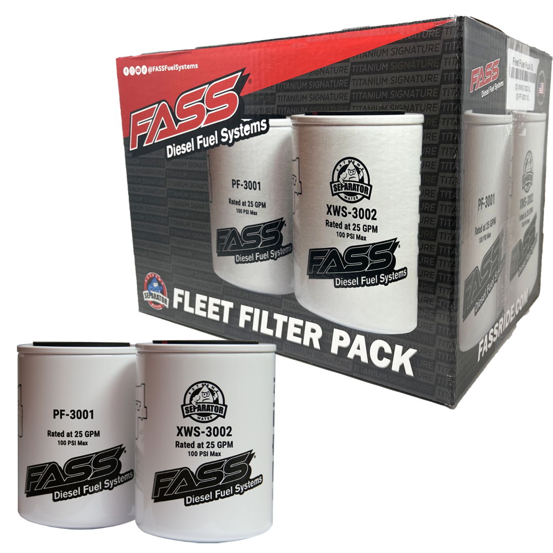 FLP3000 - FLEET FILTER PACK (3) XWS3002 & (3) PF3001 - SHOWPRICE