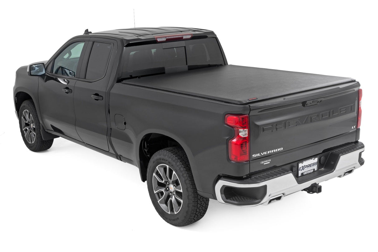 Soft Roll Up Bed Cover  | 6'7" Bed | Chevy/GMC Sierra 1500 (19-26)/Silverado 1500 (19-26)