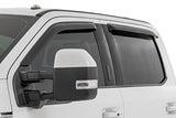 Side Window Deflectors | Tape On Rain Guard | Ford F-150 (17-25)/F-250 (15-26)