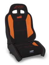 PRP EnduroCrawl Reclining Suspension Seat - Black/Orange Tweed - Passenger