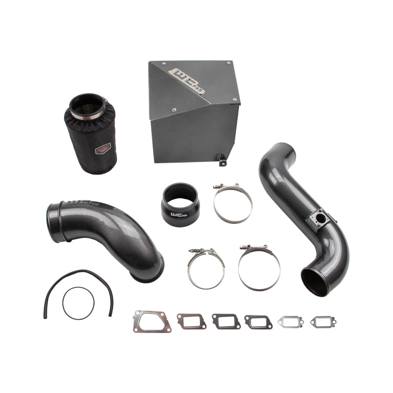 Wehrli 11-16 Chevrolet 6.6L Duramax LML 4in Intake Kit Stage 2 - WCFab Grey