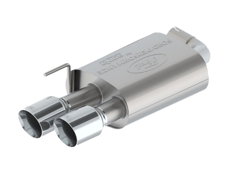 Ford Racing 2024 Mustang 5.0L Touring Non-Active Cat-Back Exhaust w/GT Valance - Chrome Tip