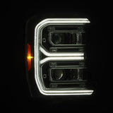 AlphaRex 2023 Ford F250-F450SD  Luxx Series LED Proj Hdlights/ Chrome Activation Lt/ Seq Signal/DRL