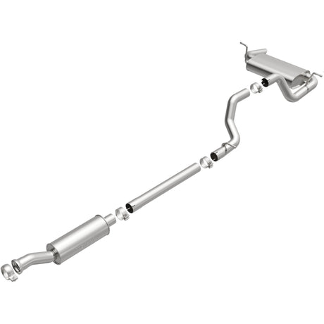 BRExhaust 18-25 Jeep Wrangler 2.0L Direct-Fit Replacement Exhaust Kit