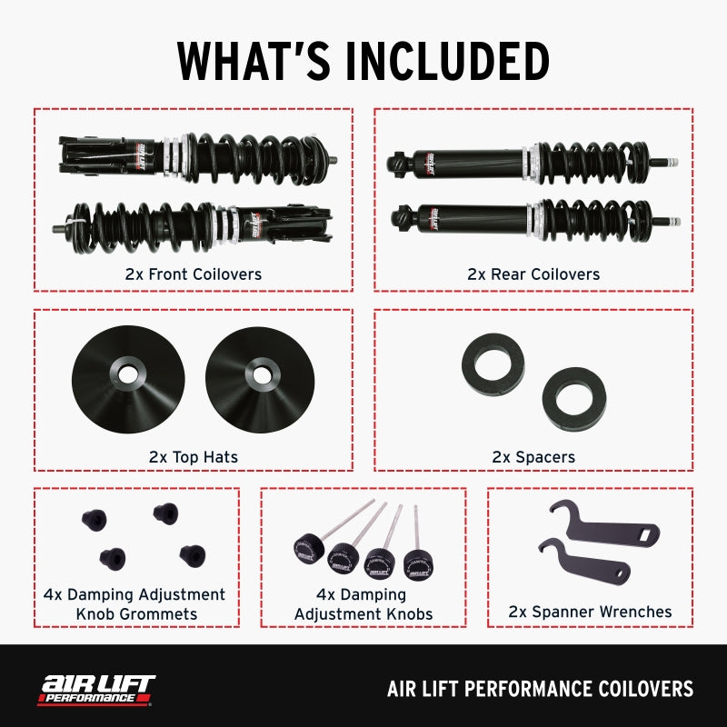 Air Lift Performance 85-98 VW GTI / 85-98 VW Jetta Coilover Kit