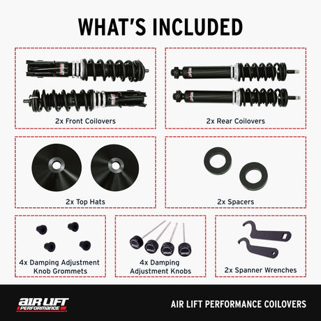 Air Lift Performance 85-98 VW GTI / 85-98 VW Jetta Coilover Kit