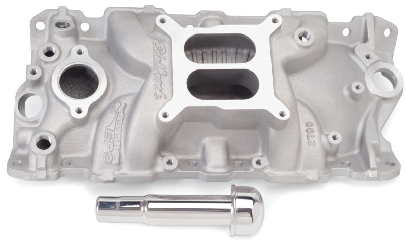 Edelbrock Intake Manifold Performer Eps w/ Oil Fill Tube And Breather for Small-Block Chevy