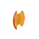 KC HiLiTES SlimLite 8in. LED Light Shield Driving (Shield Only) - Amber