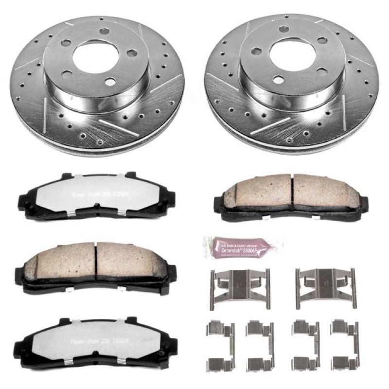 Power Stop 95-01 Ford Explorer Front Z36 Truck & Tow Brake Kit