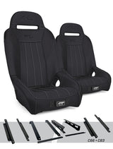 PRP Can-Am Maverick X3 GT/S.E. Suspension Seats Kit (Pair) - Black