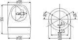 Hella Rotating Lamp H 24V Yellow Mg24 2Rl