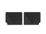 WeatherTech 10+ Chevrolet Equinox Rear Rubber Mats - Black