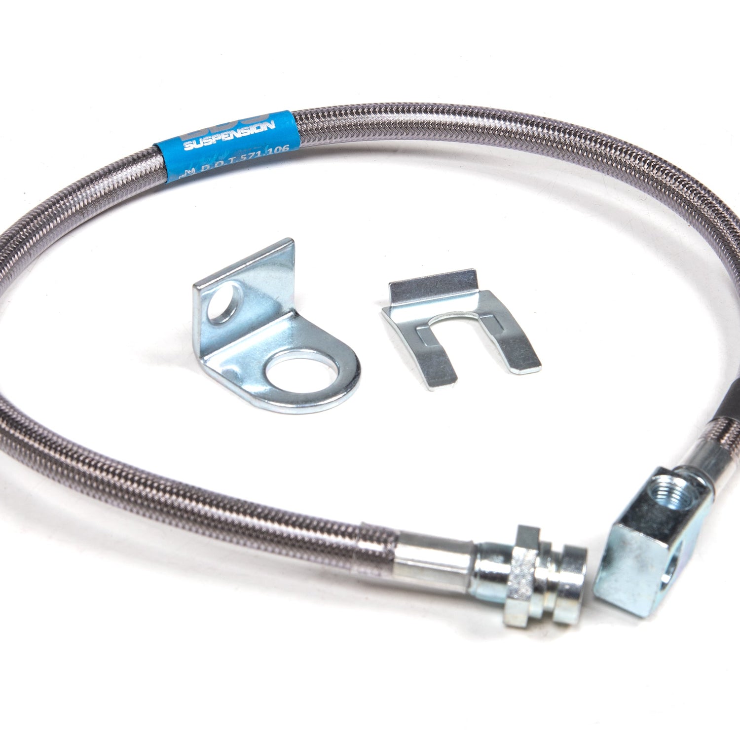 Rear Brake Line - Stainless Steel - Fits 4-6.5 Inch Lift for 1987-1995 Jeep Wrangler YJ