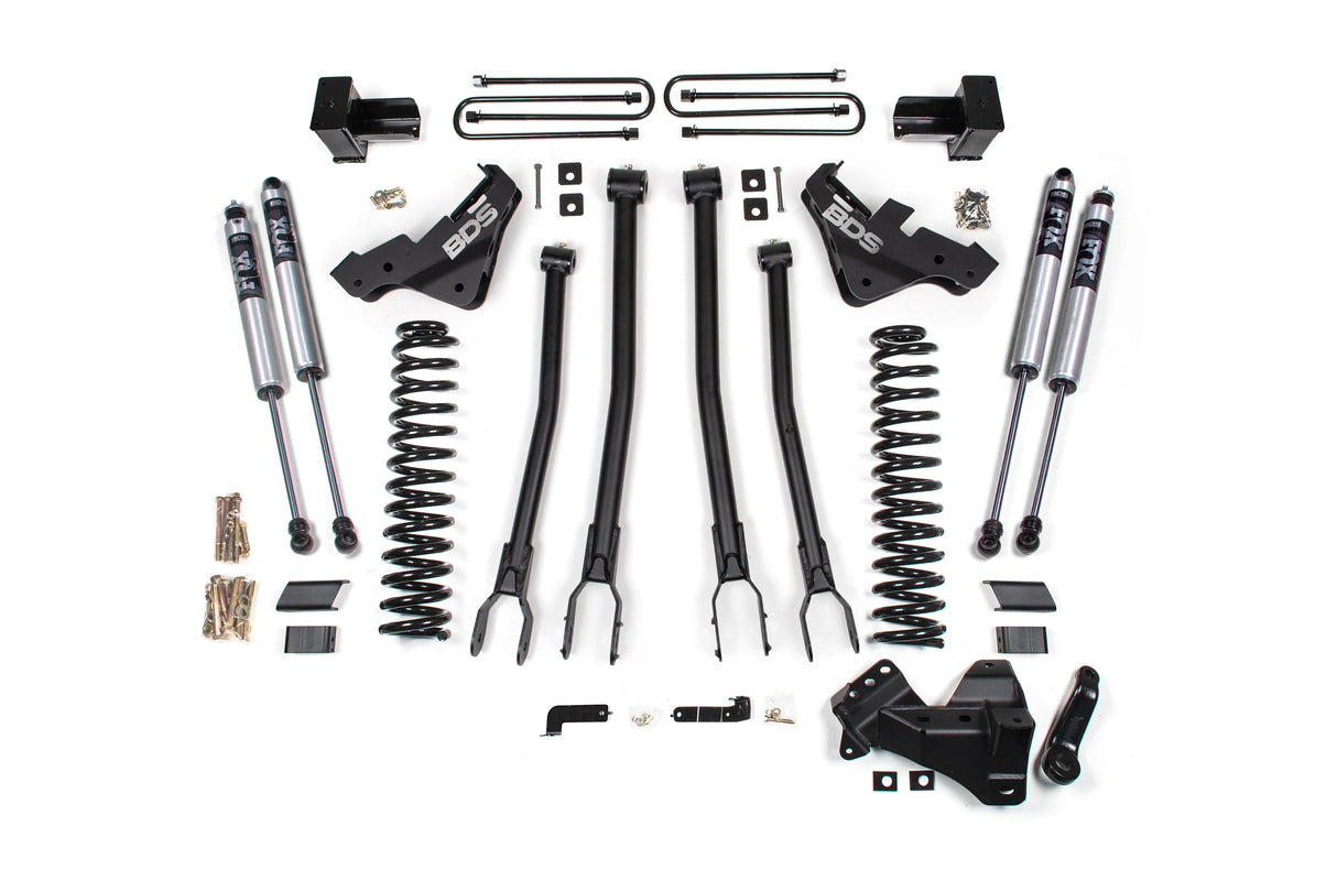 BDS 4 Inch Lift Kit w/ 4-Link | Ford F450 Super Duty (2023-2026) 4WD
