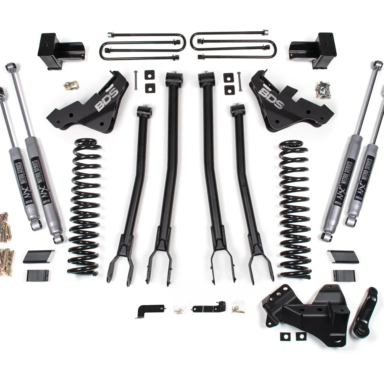 BDS 4 Inch Lift Kit w/ 4-Link | Ford F450 Super Duty (2023-2026) 4WD