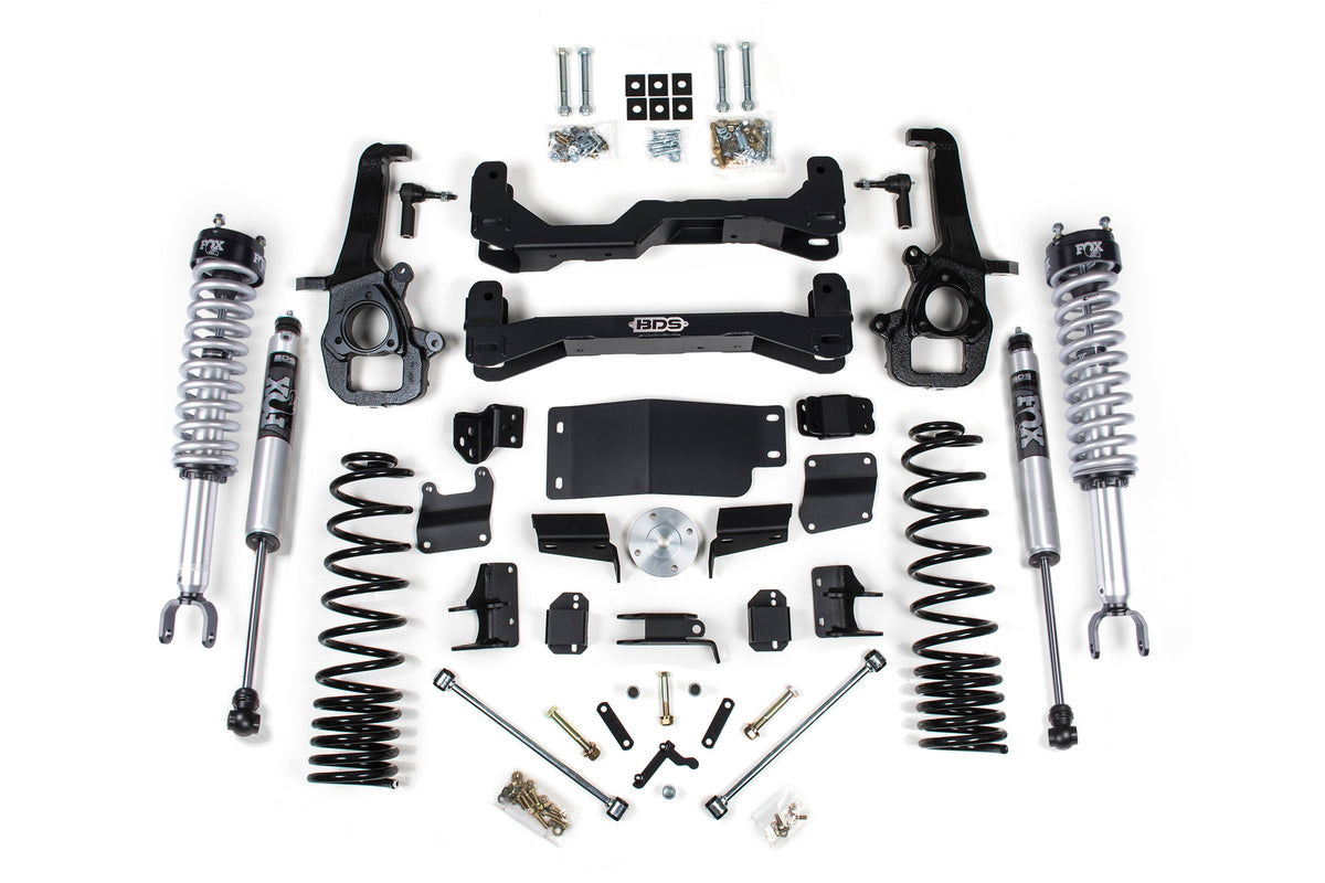 BDS 6-Inch Lift Kit with FOX 2.0 Performance Series Coil-Overs for 2019-2024 Ram 1500 4WD