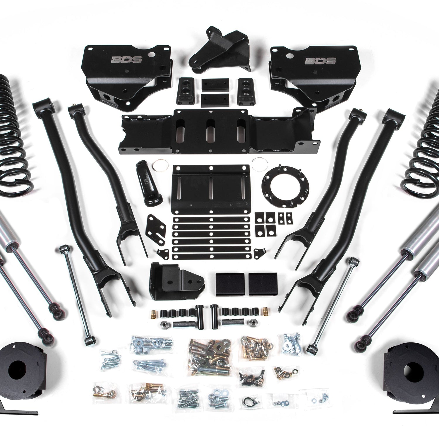 4-Inch Lift Kit w/4-Link for 2019-2024 Dodge Ram 2500 w/ Rear Air Ride 4WD Gas