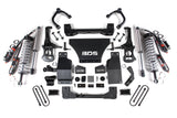 BDS 4 Inch Lift Kit | FOX 2.5 Performance Elite Coil-Over | Chevy Silverado or GMC Sierra 1500 (2025) 4WD | Gas