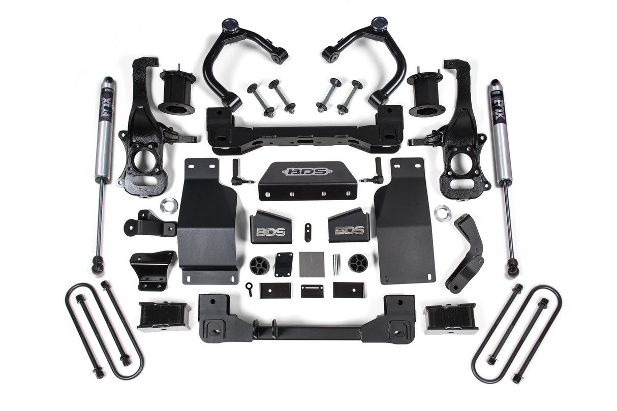 BDS 4 Inch Lift Kit | Chevy Silverado or GMC Sierra 1500 (2025) 4WD | Diesel