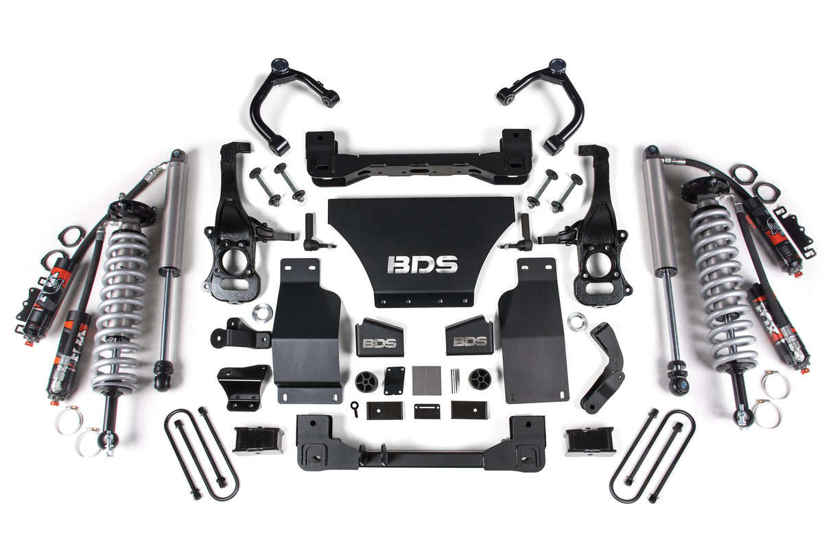 BDS 2.5 Inch Lift Kit | FOX 2.5 Performance Elite Coil-Over Chevy Trail Boss or GMC AT4 1500 (2025) 4WD Diesel