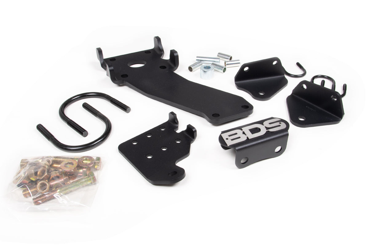 Dual Steering Stabilizer Mounting Kit - w/ T-Style Steering for 2008-2013 Dodge Ram 2500/3500 4WD