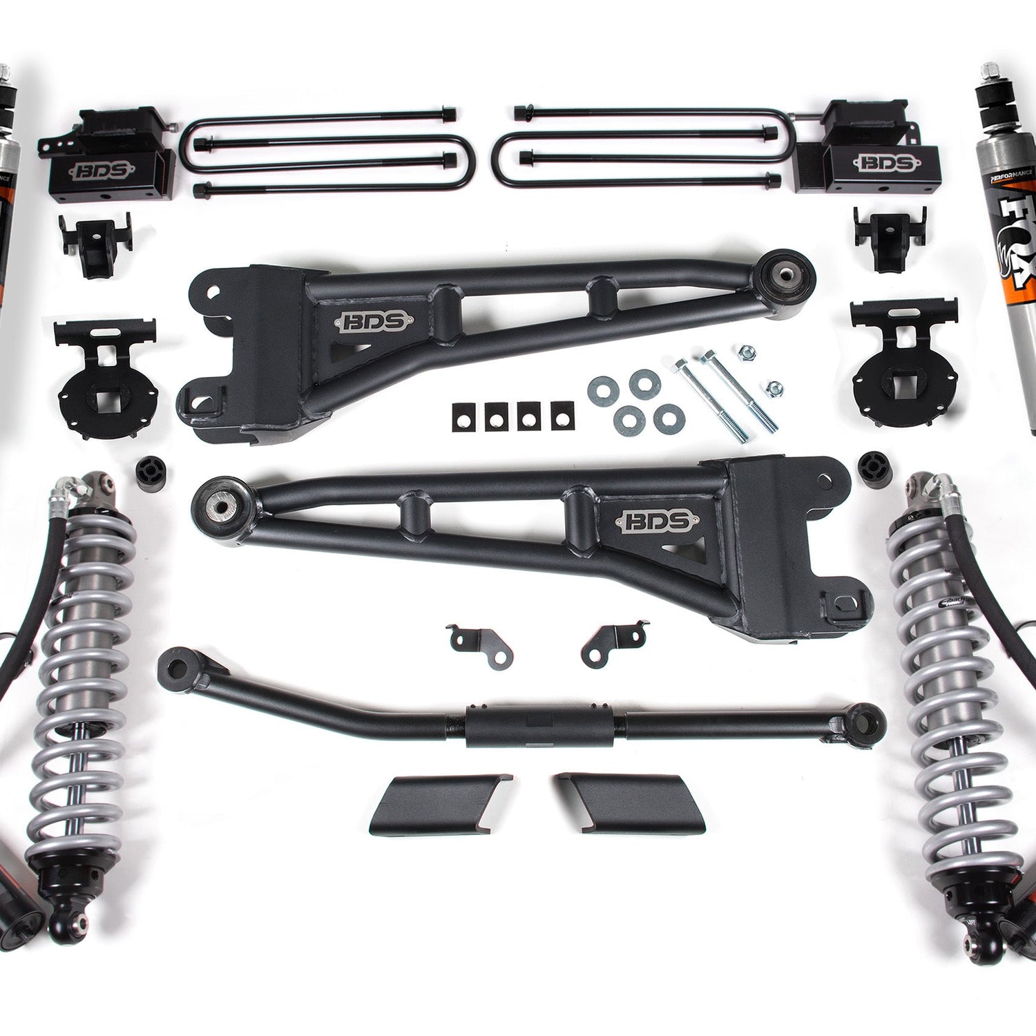 2.5 Inch Lift Kit W/ Radius Arm | FOX 2.5 Performance Elite Coil-Over Conversion | Ford F450 Super Duty (23-24) 4WD