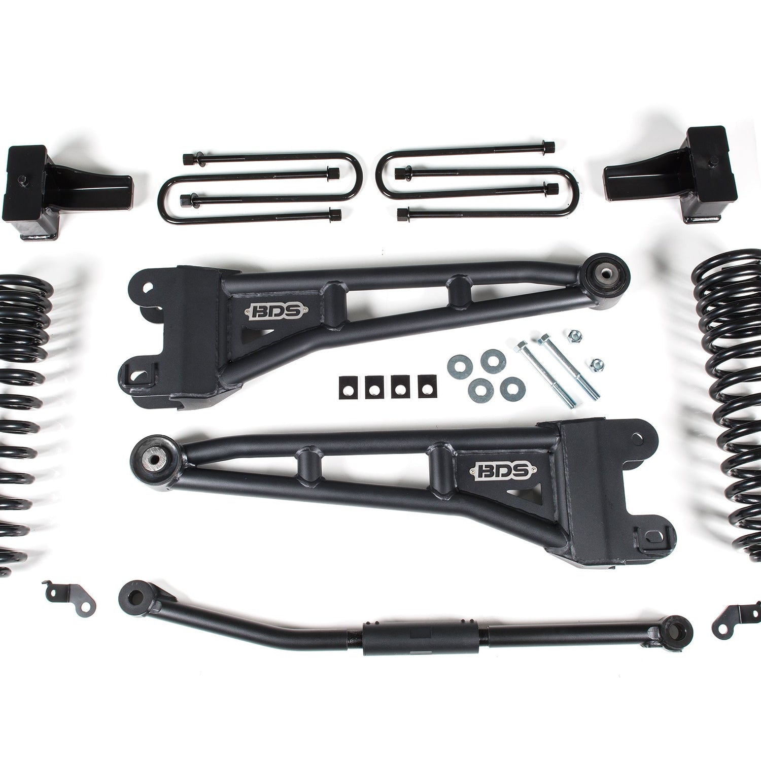 2.5-Inch Lift Kit w/ Radius Arm for 2011-2016 Ford F-250/F-350 Super Duty 4WD Diesel - 5 Inch Block Kit