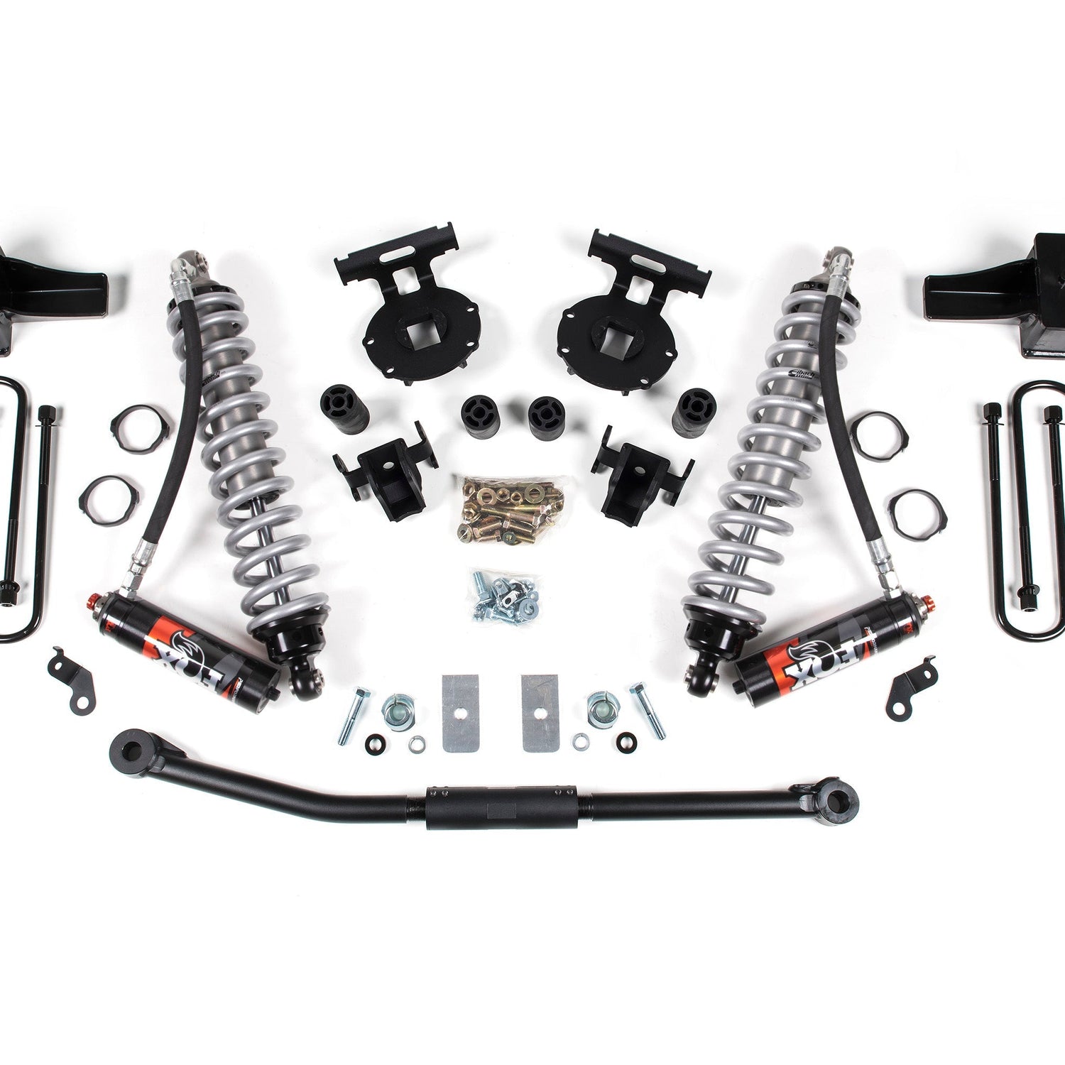 2011-2016 Ford F-250/F-350 Super Duty 4WD Diesel 2.5-Inch Lift Kit - FOX 2.5 Performance Elite Coil-Over Conversion - 5 Inch Block Kit