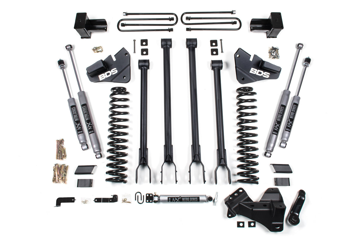 5-Inch Lift Kit w/ 4-Link for 2020-2022 Ford F-250/F-350 Super Duty 4WD Diesel