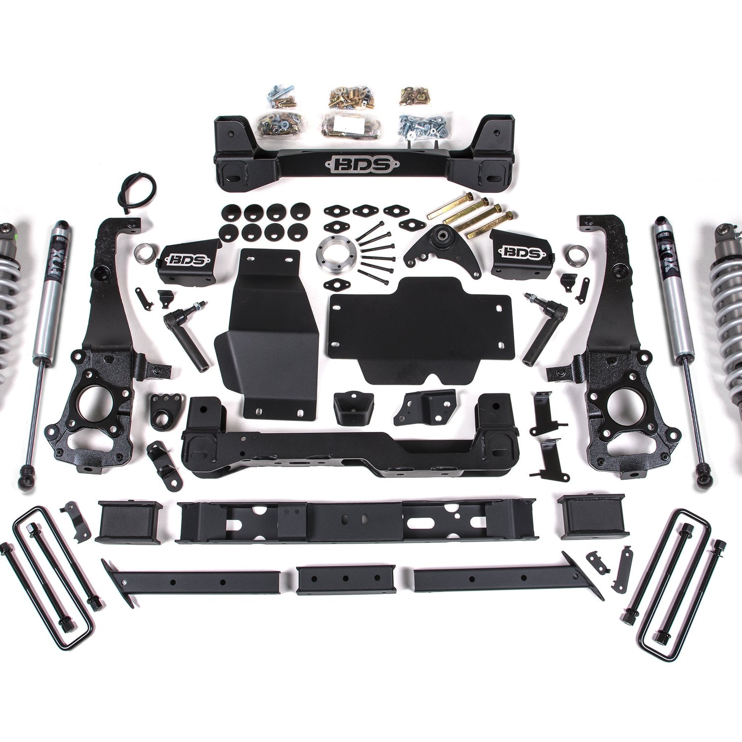 6-Inch Lift Kit - FOX 2.5 Coil-Over for 2019-2023 Ford Ranger 4WD - Cast Steel