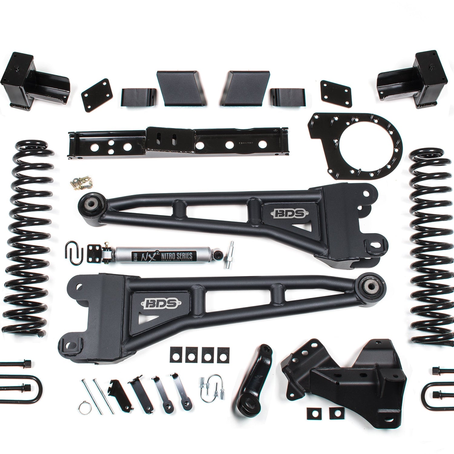 7-Inch lift Kit w/ Radius Arm for 2020-2022 Ford F-250/F-350 Super Duty 4WD Diesel - 6 Inch Block Kit