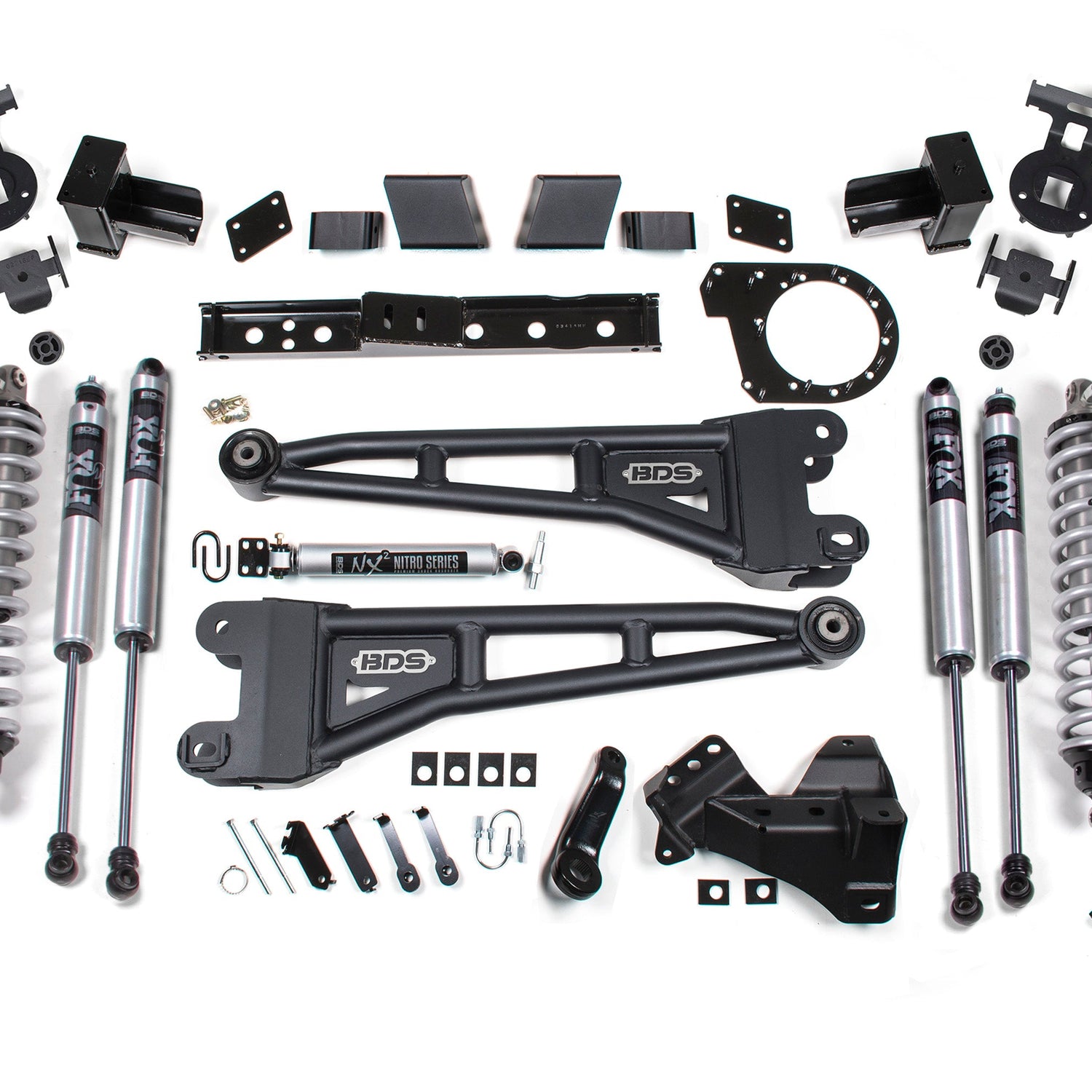 6 Inch Lift Kit w/ Radius Arm | FOX 2.5 Performance Elite Coil-Over Conversion | Ford F250/F350 Super Duty (17-19) 4WD | Diesel