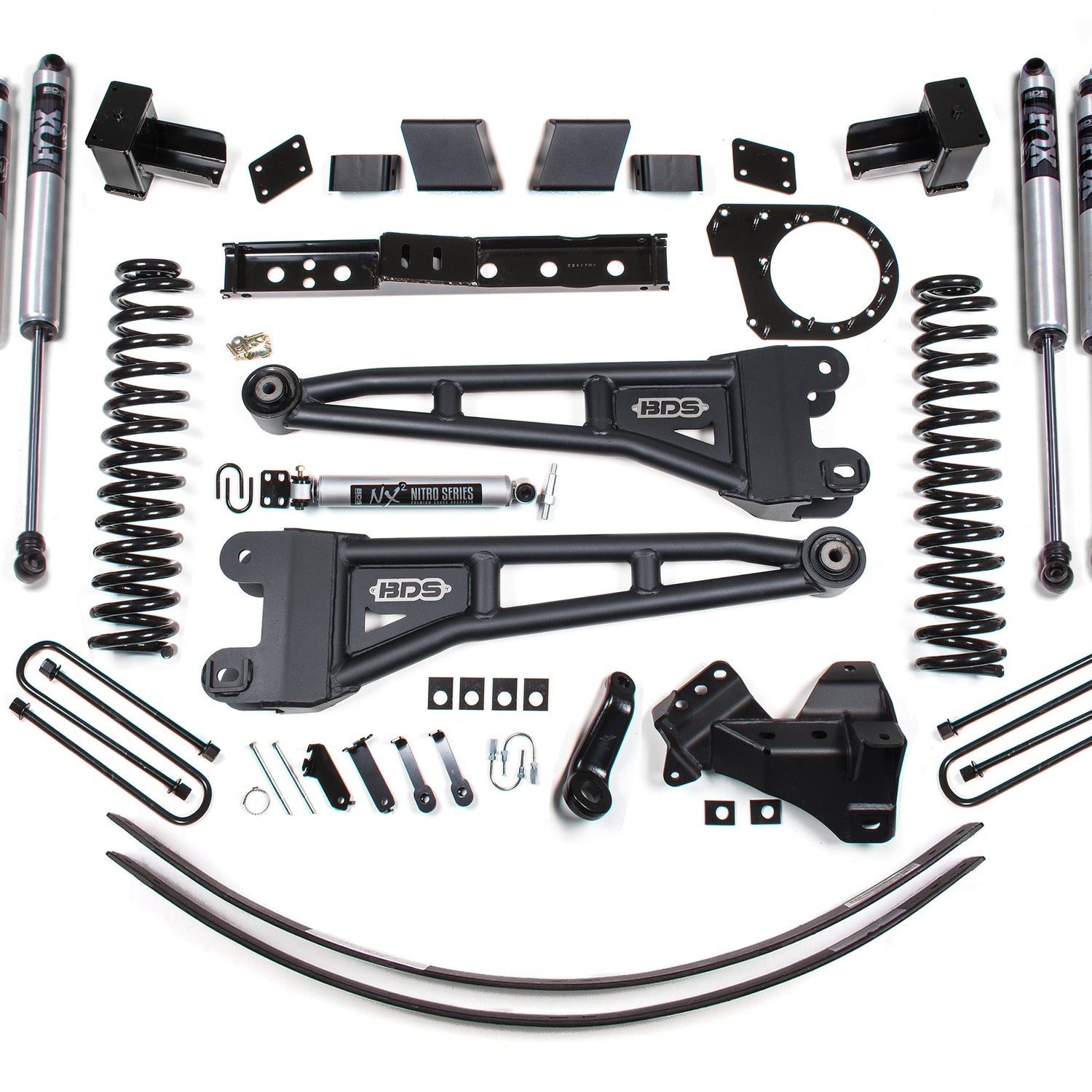 6-Inch Lift Kit w/ Radius Arm for 2017-2019 Ford F-250/F-350 Super Duty 4WD Diesel