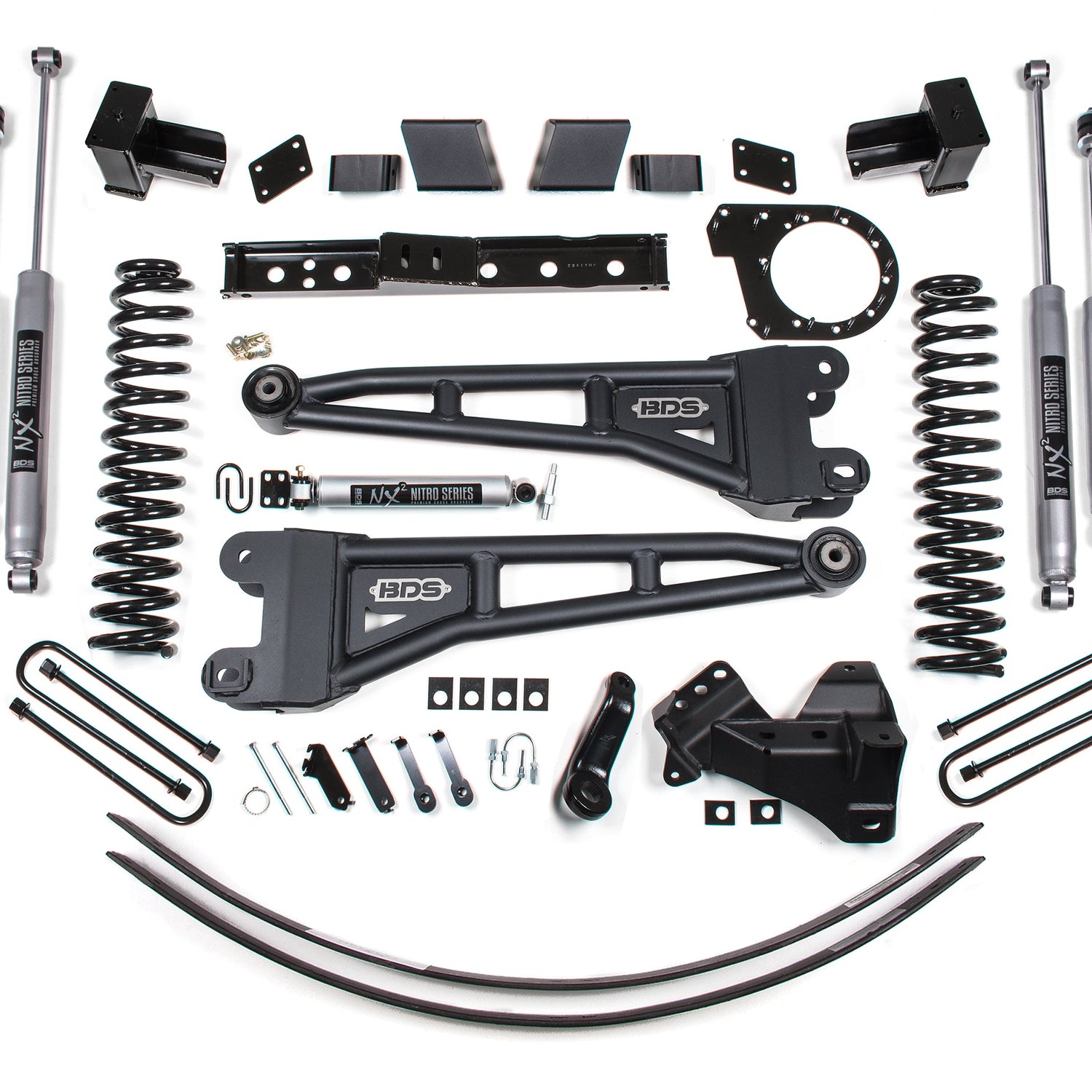 6-Inch Lift Kit w/ Radius Arm for 2017-2019 Ford F-250/F-350 Super Duty 4WD Diesel