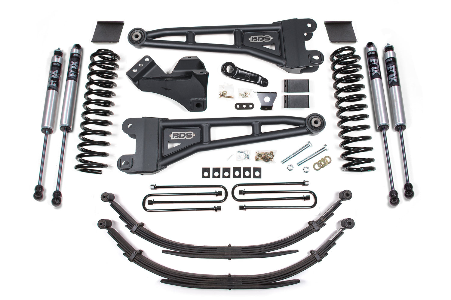 6-Inch Lift Kit w/ Radius Arm for 2011-2016 Ford F-250/F-350 Super Duty 4WD Gas - Factory 2 Inch Rear Blocks