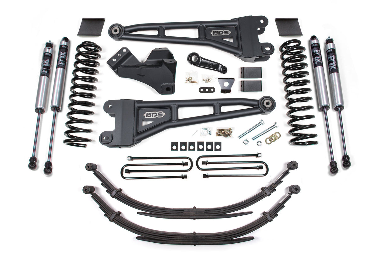 6-Inch Lift Kit w/ Radius Arm for 2011-2016 Ford F-250/F-350 Super Duty 4WD Diesel - Factory 2 Inch Rear Blocks