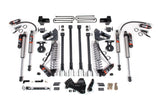 4-Inch Lift Kit w/ 4-Link - FOX 2.5 Performance Elite Coil-Over Conversion for 2017-2019 Ford F-250/F-350 Super Duty 4WD Diesel - 5 Inch Block with 3 Leaf Main