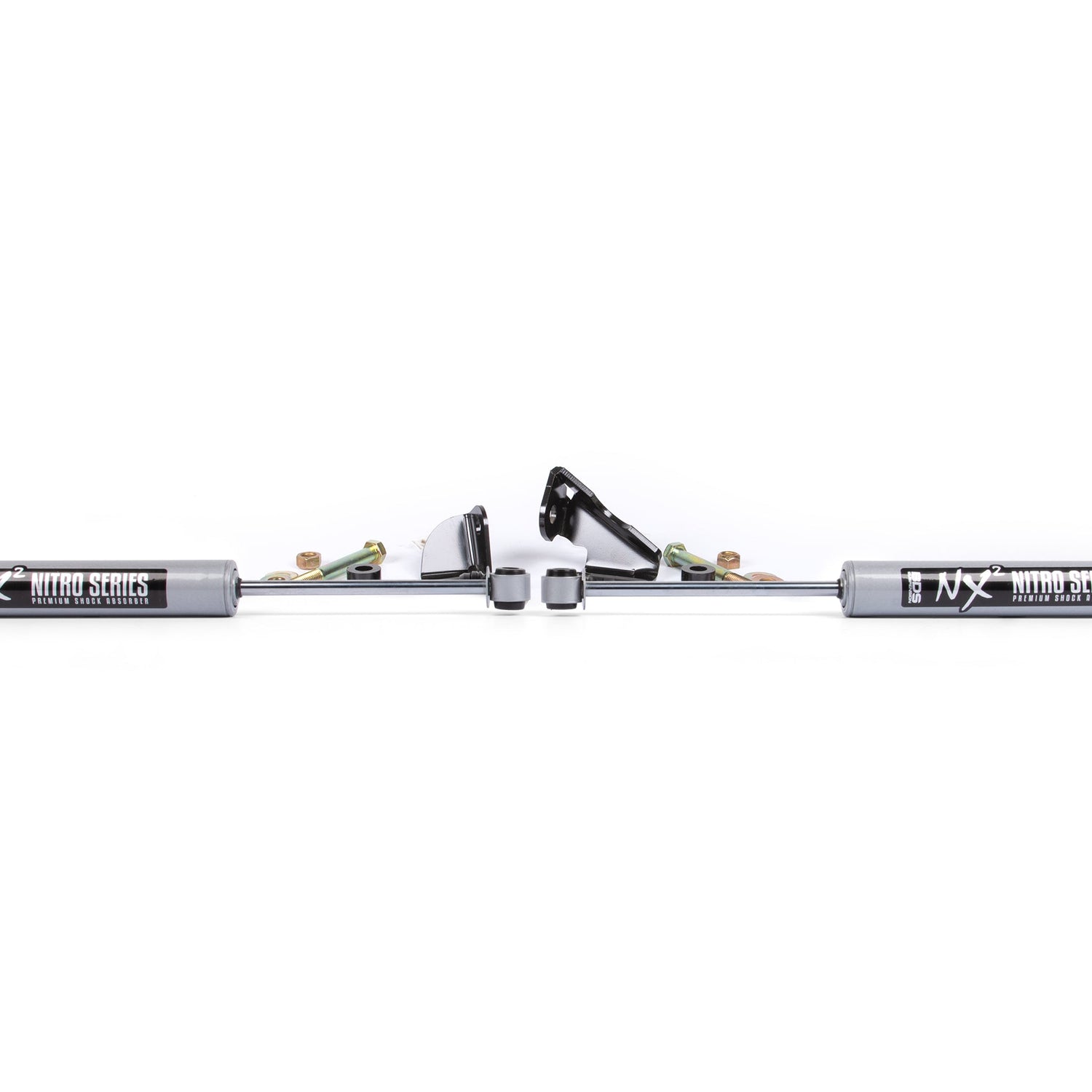 Dual Steering Stabilizer Kit w/ NX2 Shocks - w/ BDS Strut Spacers for 2004-2008 Ford F-150 4WD