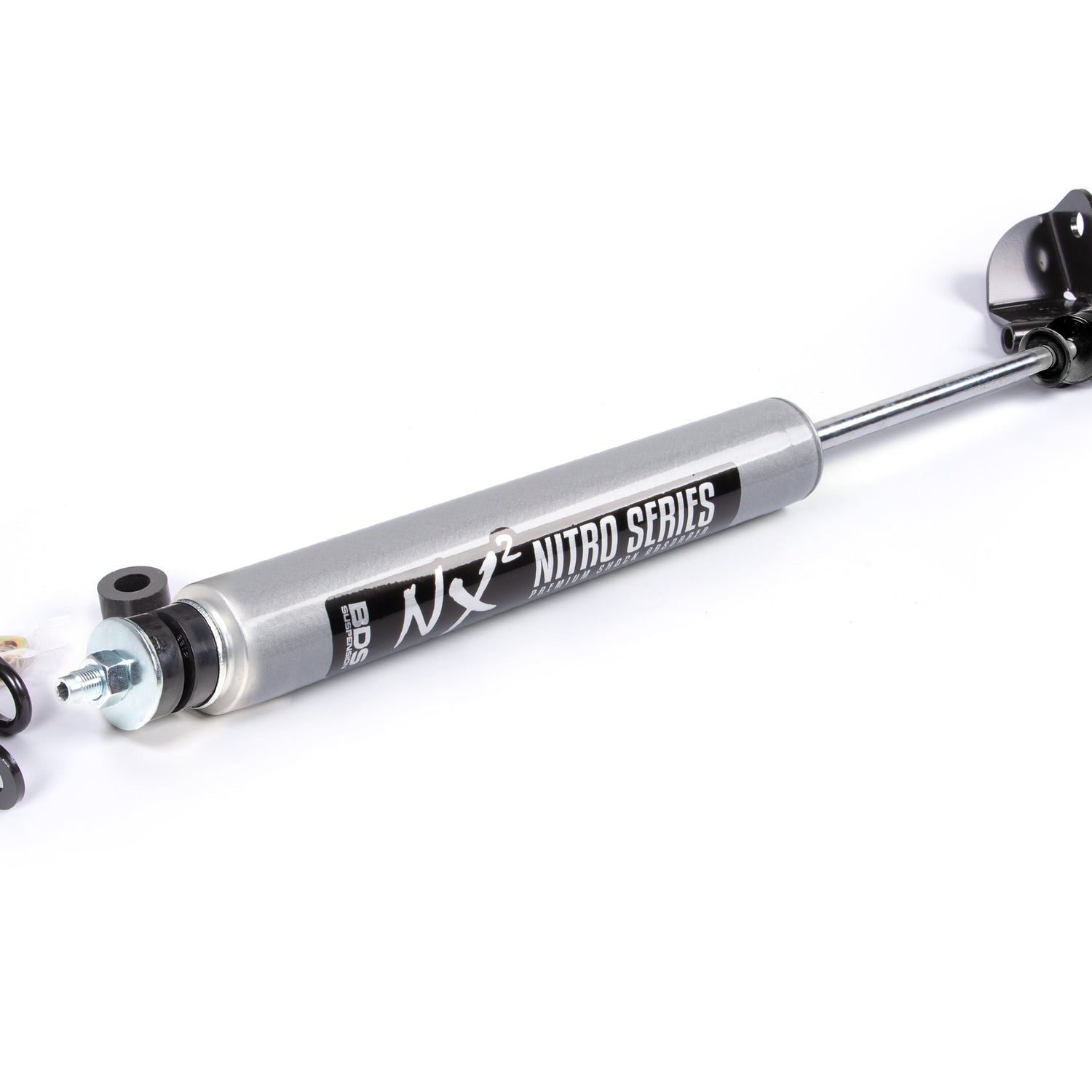Single Steering Stabilizer Kit w/ NX2 Shock - w/ BDS Strut Spacers for 2004-2008 Ford F-150 4WD