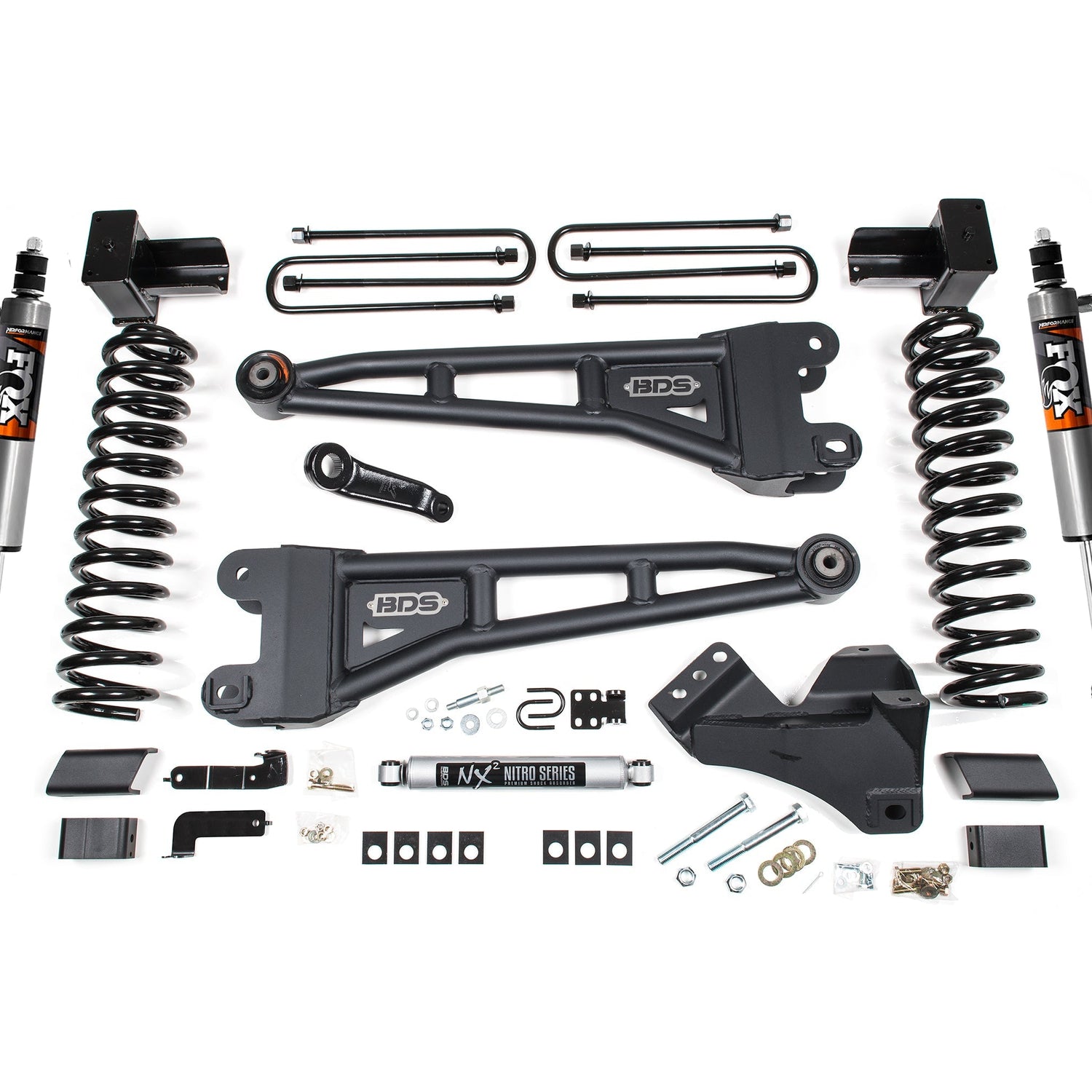 5-Inch Lift Kit w/ Radius Arm for 2020-2022 Ford F-250/F-350 Super Duty 4WD Diesel - NX2 Nitro Series