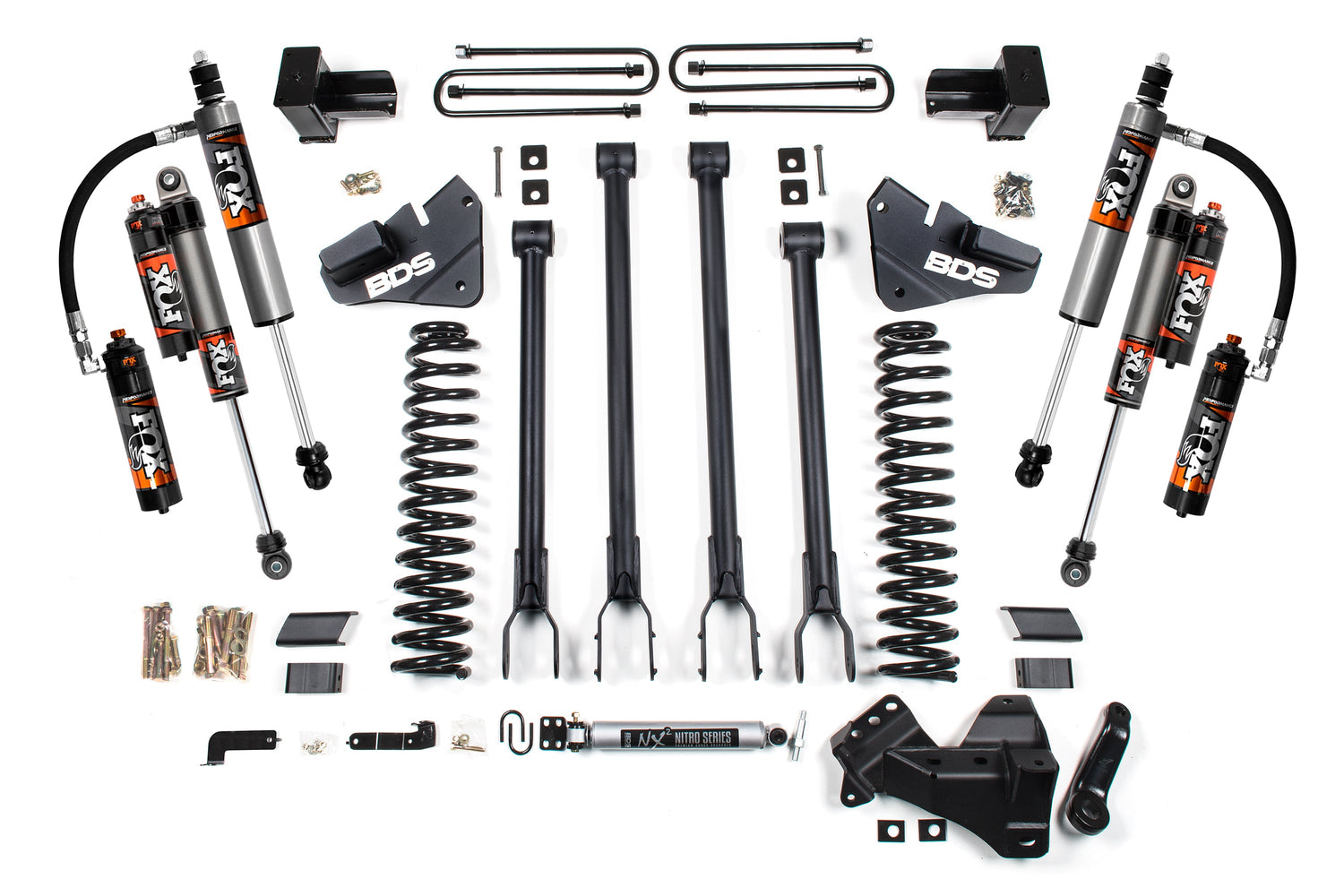 4-Inch Lift Kit w/ 4-Link for 2017-2019 Ford F-350 Super Duty DRW 4WD Diesel