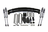 4-Inch Lift Kit for 1987-1996 Ford F-250 TTB 4WD - FOX 2.0 Performance Series