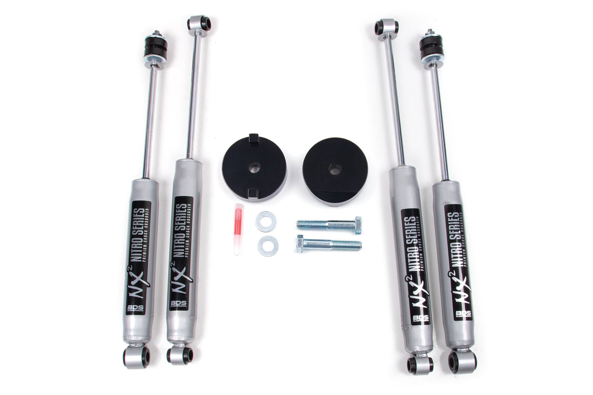 2-Inch Leveling Kit - Coil Spacer for 2005-2016 Ford F-250/F-350 Super Duty 4WD - FOX 2.0 Performance Series