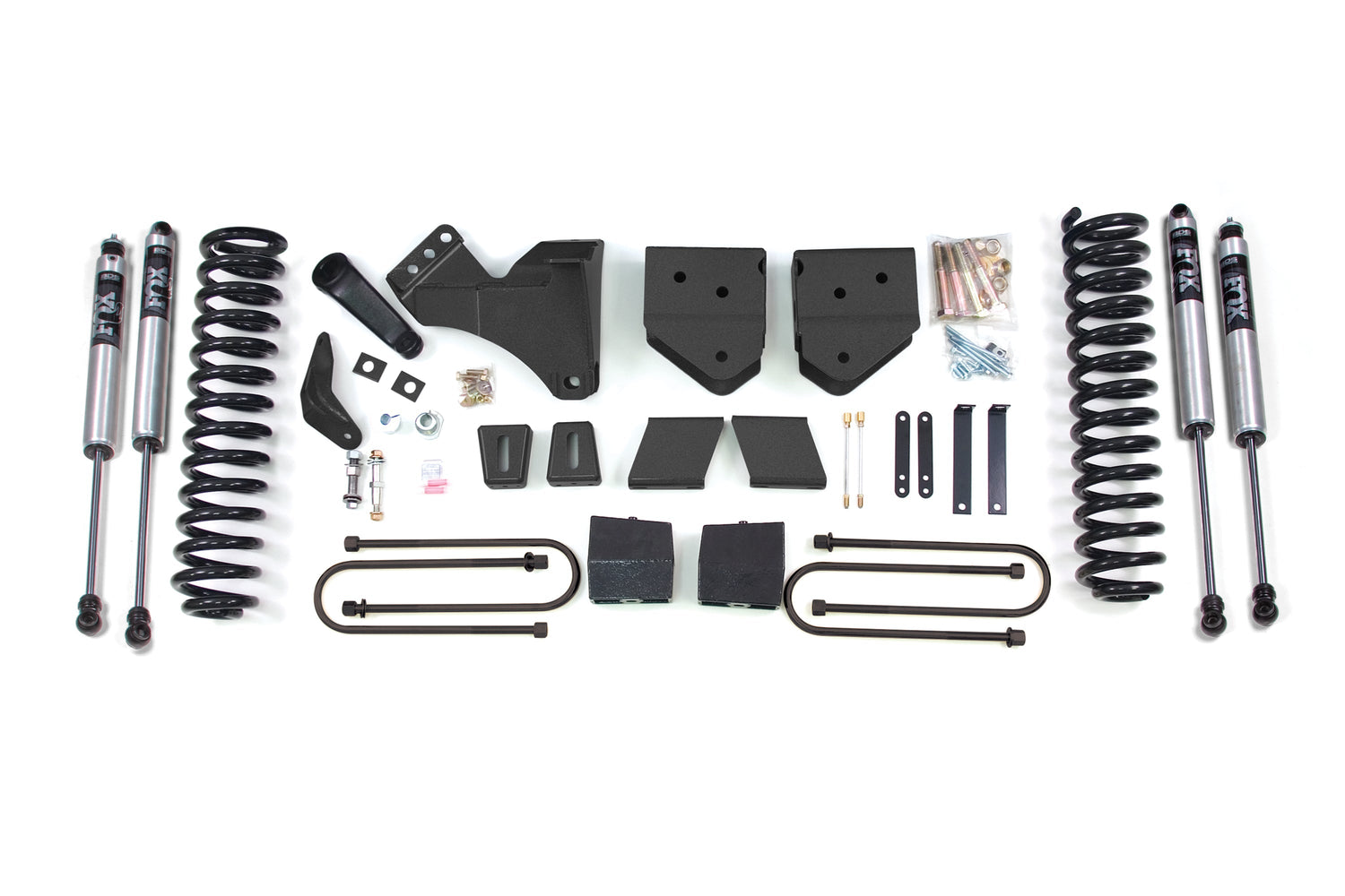 6-Inch Lift Kit for 2005-2007 Ford F-250/F-350 Super Duty 4WD Diesel - 3 Inch Block Kit + Add-A-Leaf Without Overload