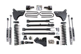 6-Inch Lift kit w/ 4-Link for 2005-2007 Ford F-250/F-350 Super Duty 4WD Diesel - 3 Inch Block Kit + Add-A-Leaf Without Overload