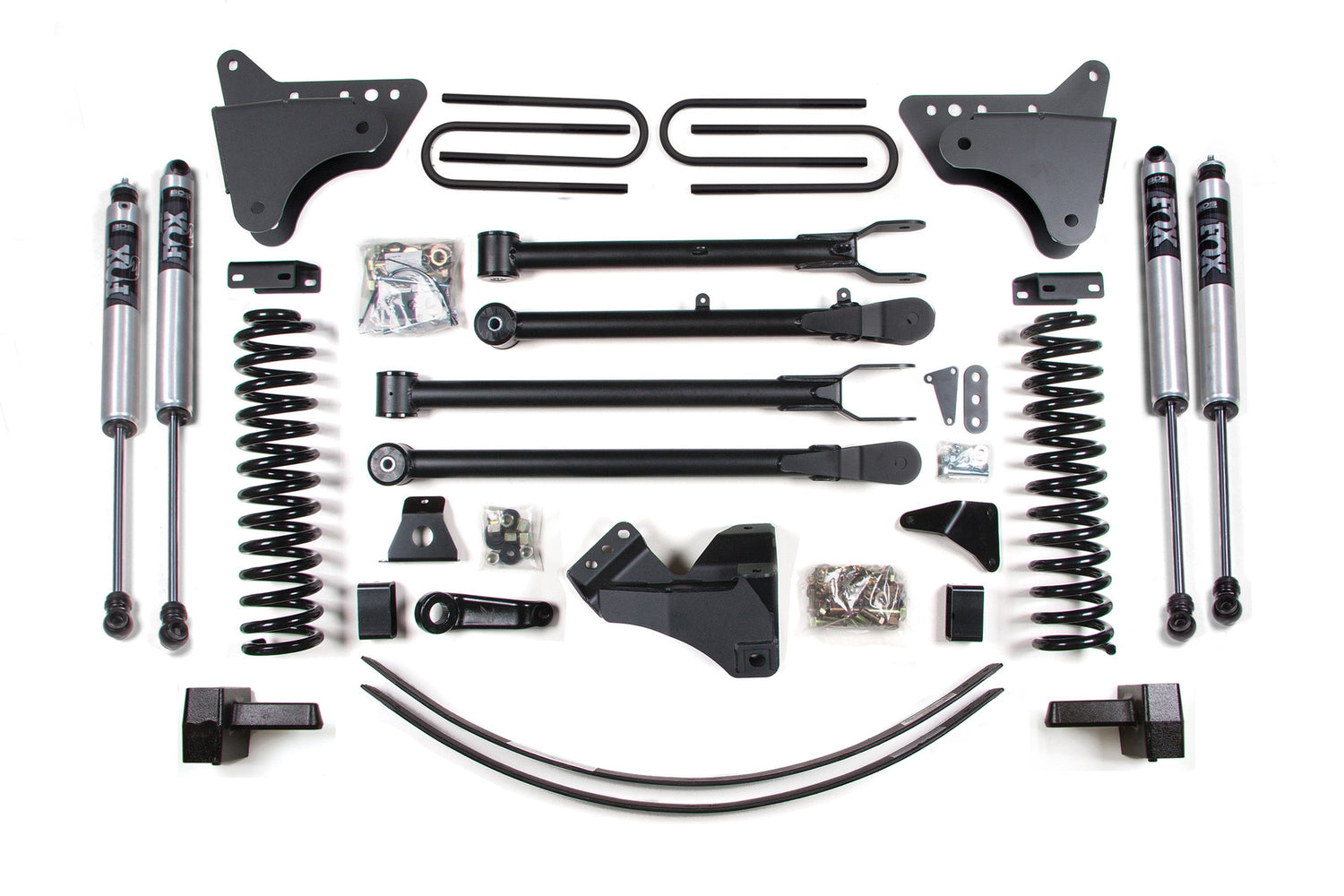 6-Inch Lift Kit w/ 4-Link for 2005-2007 Ford F-250/F-350 Super Duty 4WD Gas