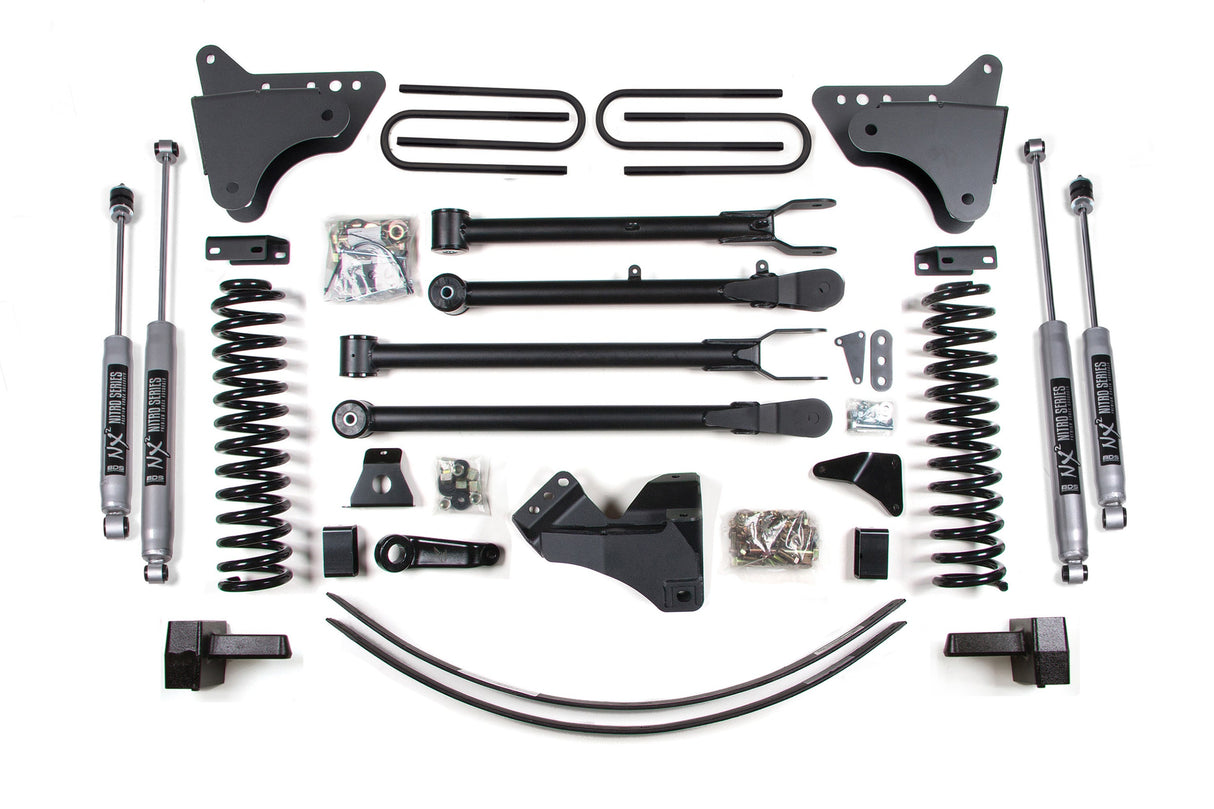 6-Inch Lift kit w/ 4-Link for 2005-2007 Ford F-250/F-350 Super Duty 4WD Diesel