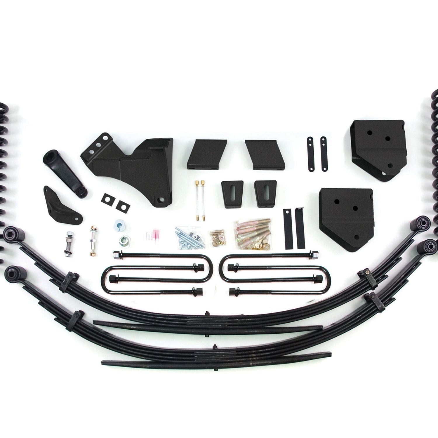 6-Inch Lift Kit for 2005-2007 Ford F-250/F-350 Super Duty 4WD Gas - 3 Inch Block Kit + Add-A-Leaf With Overload